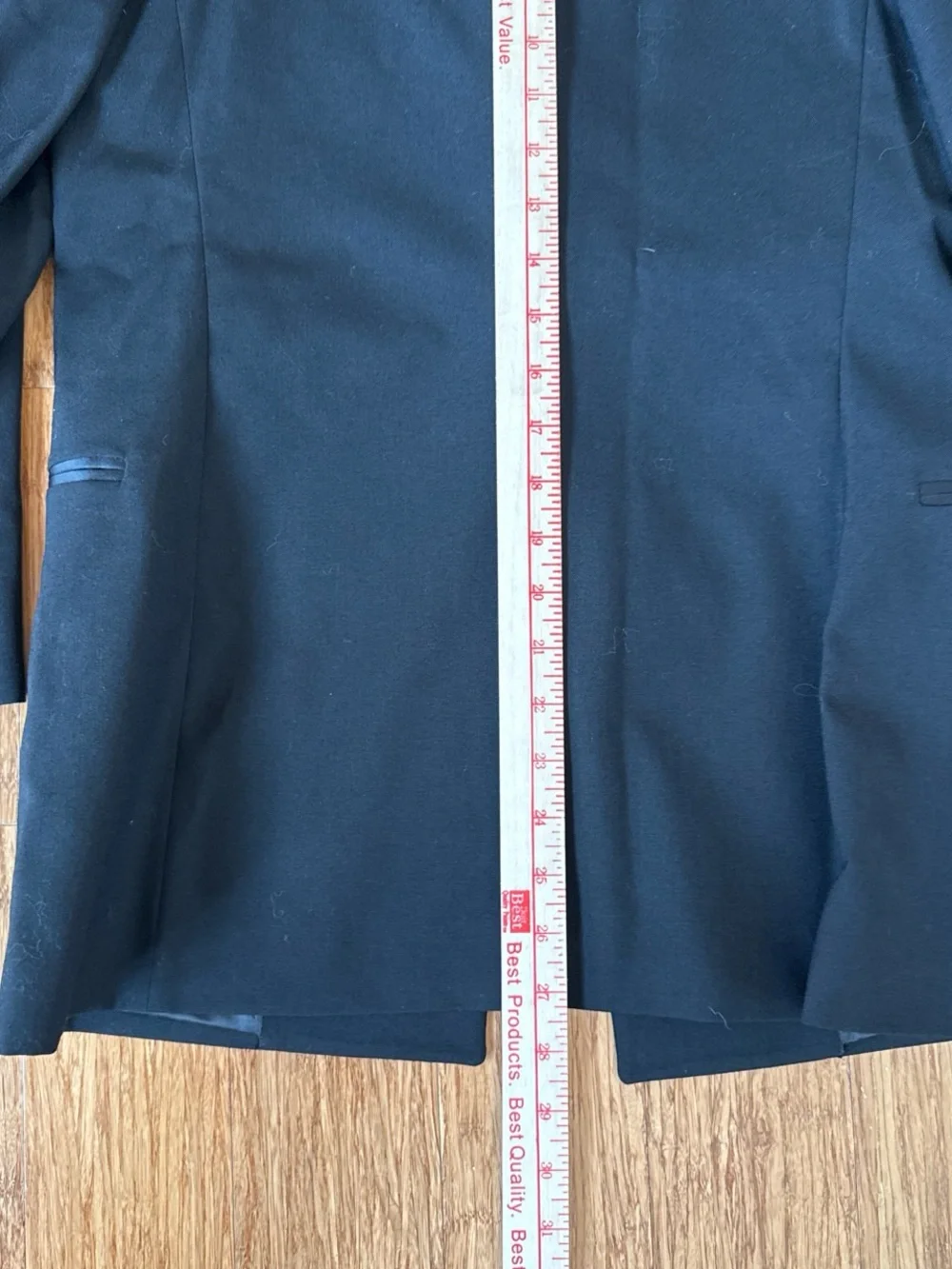 Oscar de la Renta formal black tuxedo jacket Size 16 B.